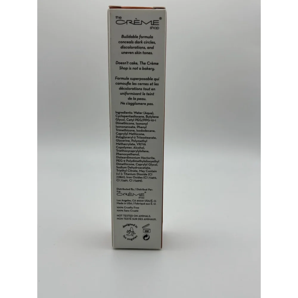 The Crème Shop Cover Story Concealer Deep Full Coverage Lightweight NIB